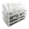 New Clear Acrylic Makeup Organizer Drawer Storage Box Skin Care Home Desktop Women Makeup Tools Jewelry Lipstick Storage Case 2