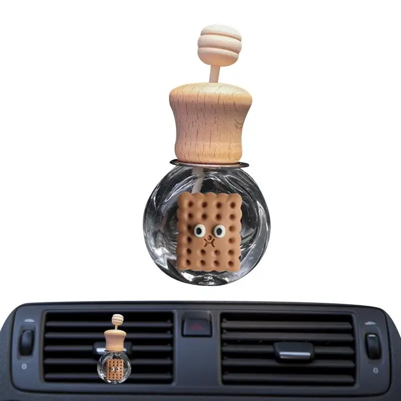 

Cartoon Car Air Outlet Freshener Diffuser Bottle Clip Perfume Empty Bottle Pendant Essential Oil Car Fragrance Hanging Ornament