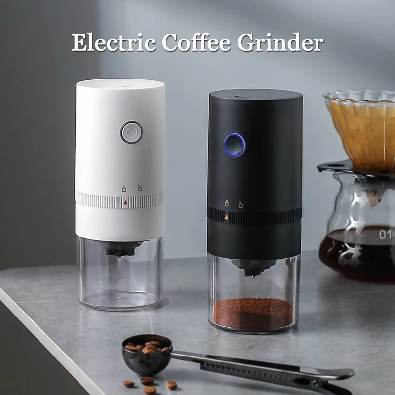

Electric Coffee Grinder Wireless Automatic Beans Mill Portable Coffee Beans Grinder For Cafe Home Travel USB Rechargeable