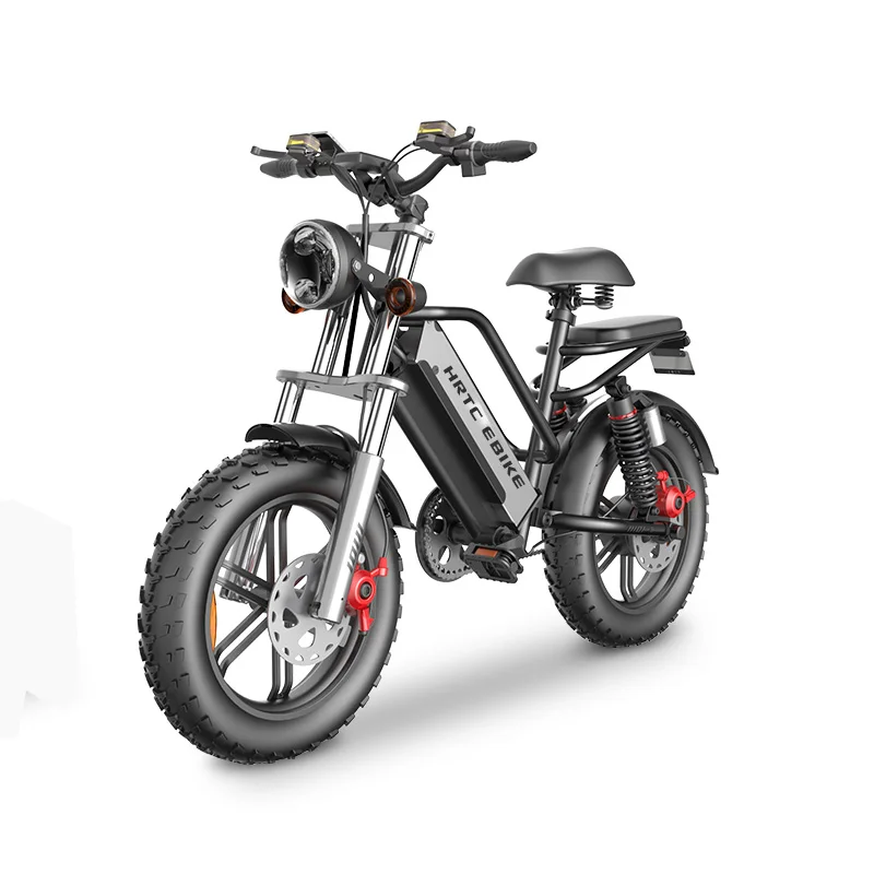 Bicicleta eléctrica de 20 pulgadas para adulto, bici de montaña