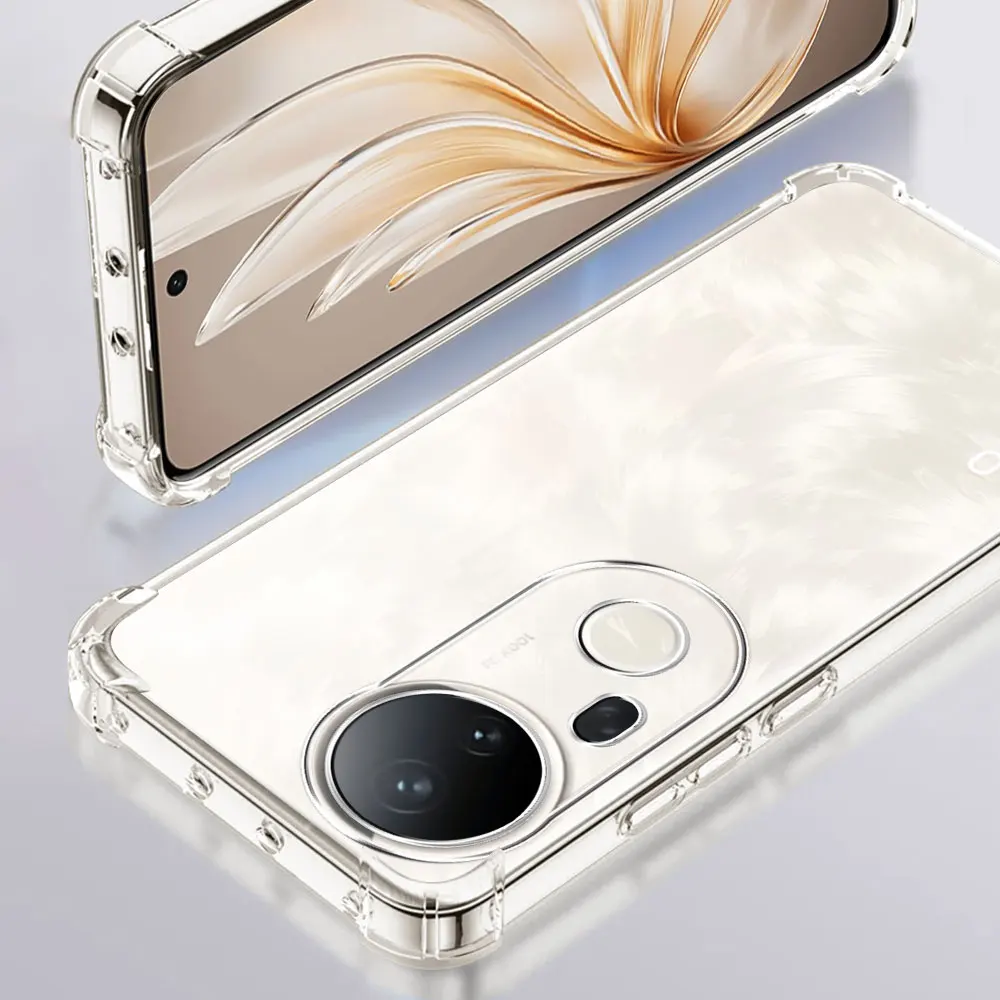 Shockproof Clear Soft Silicone Phone Case