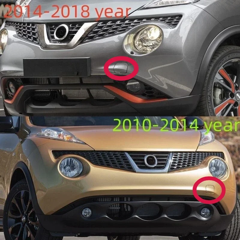 Nelakované přední tlumič odtáhnout oko hák obal čepice pro nissan juke F15 FL 2010 2011 2012 2013 2014 2015 2016 2017 2018