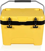 Mini Refrigerator Camping Car Dual Purpose Refrigerator Bottle Cooler Ice Pack Cooler Box Incubator With Handle Portable Outdoor 1