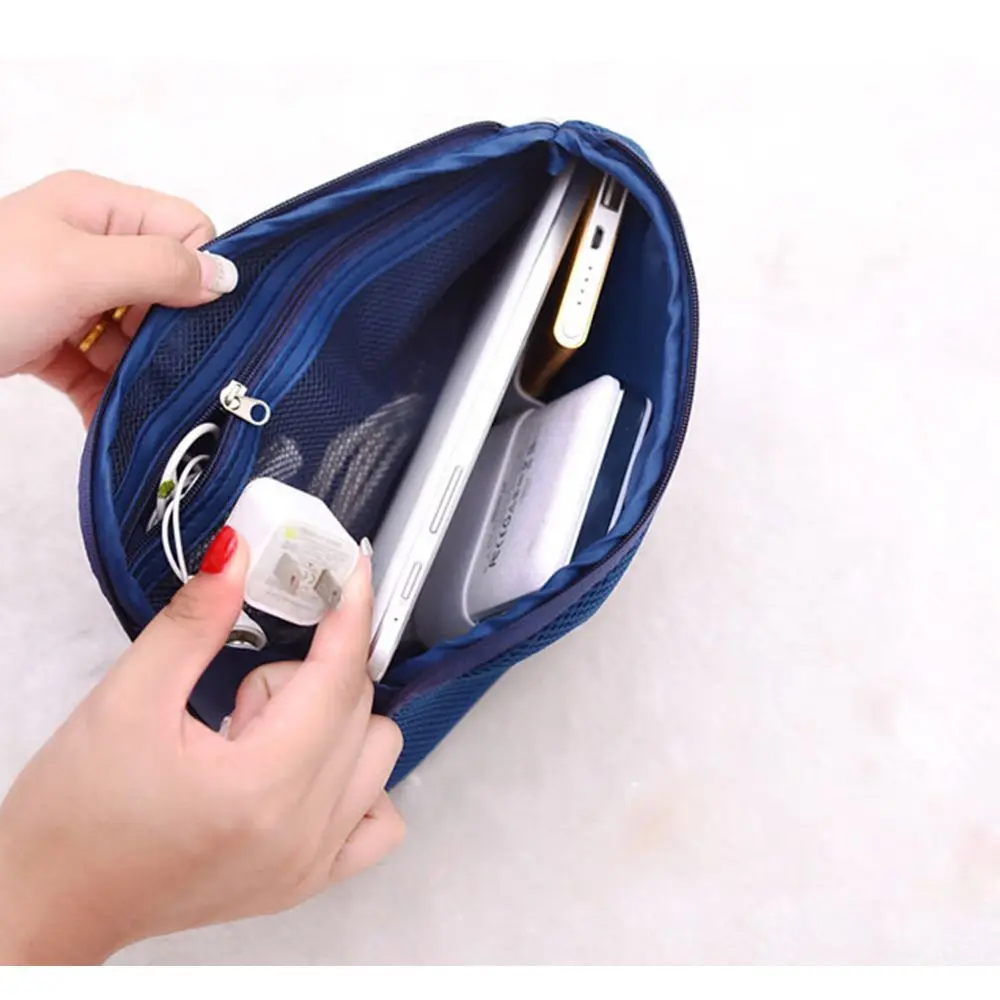 Cable Gadget Organizer Storage Bag Wires Charger Digital Hard Drive USB SD Card Portable Electronic Earphone Case Travel Pouch