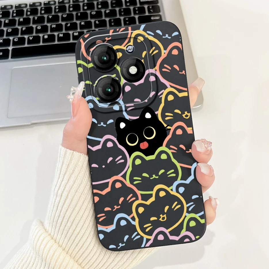 Cute Panda Cartoon Soft Silicone Shockproof Phone Case Cover