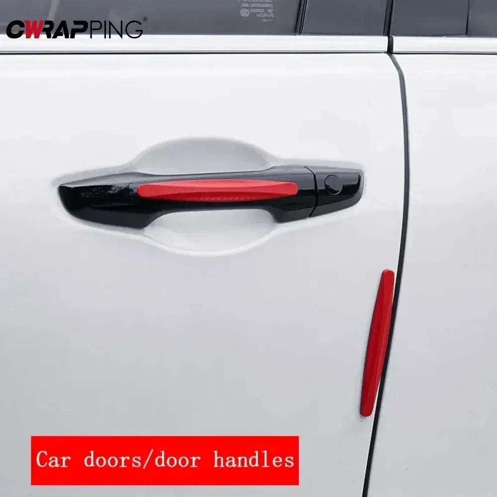 Bumper Corner Protector 14x1.7cm Universal Front Rear Bumper Corner Protector Guard Car Anti-collision Protection Decoration Strip Auto Accessories