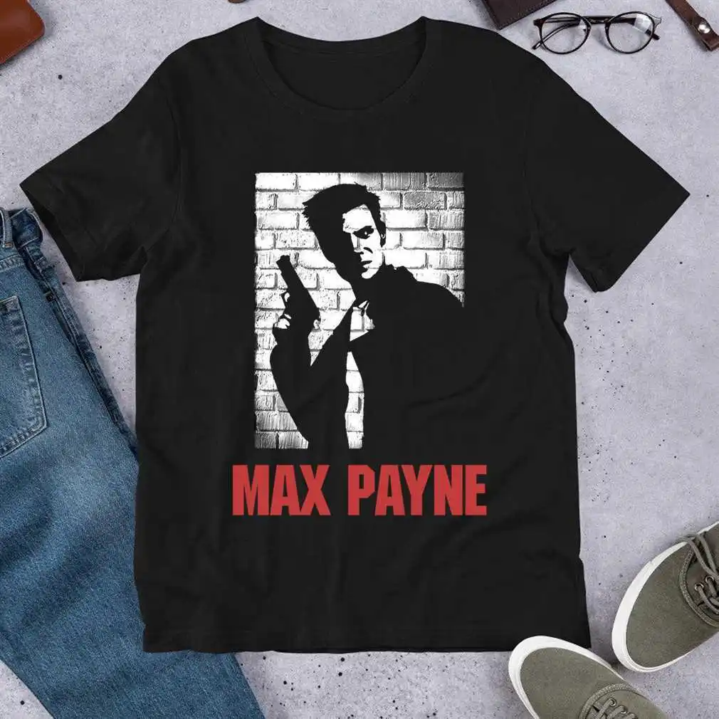 Maglietta Classica Max Payne Maniche Lunghe O Corte
