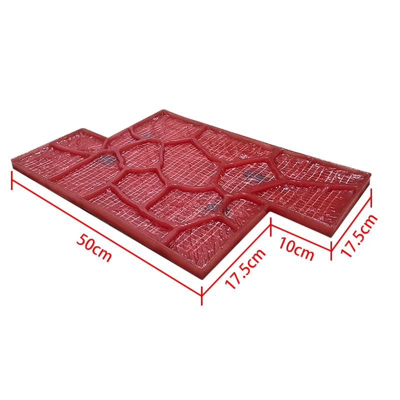 Cement Imitation Embossed Antique Brick Mold Culture Stone Wall Pattern DIY Stamped Floor Mold