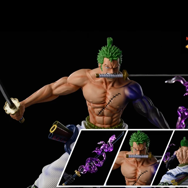 20cm Anime One Piece Zoro Figure Gk Enma Sword Wano Country Kimono Pvc  Figurines Collectable Model Statue Decor Toy For Children - Action Figures  - AliExpress