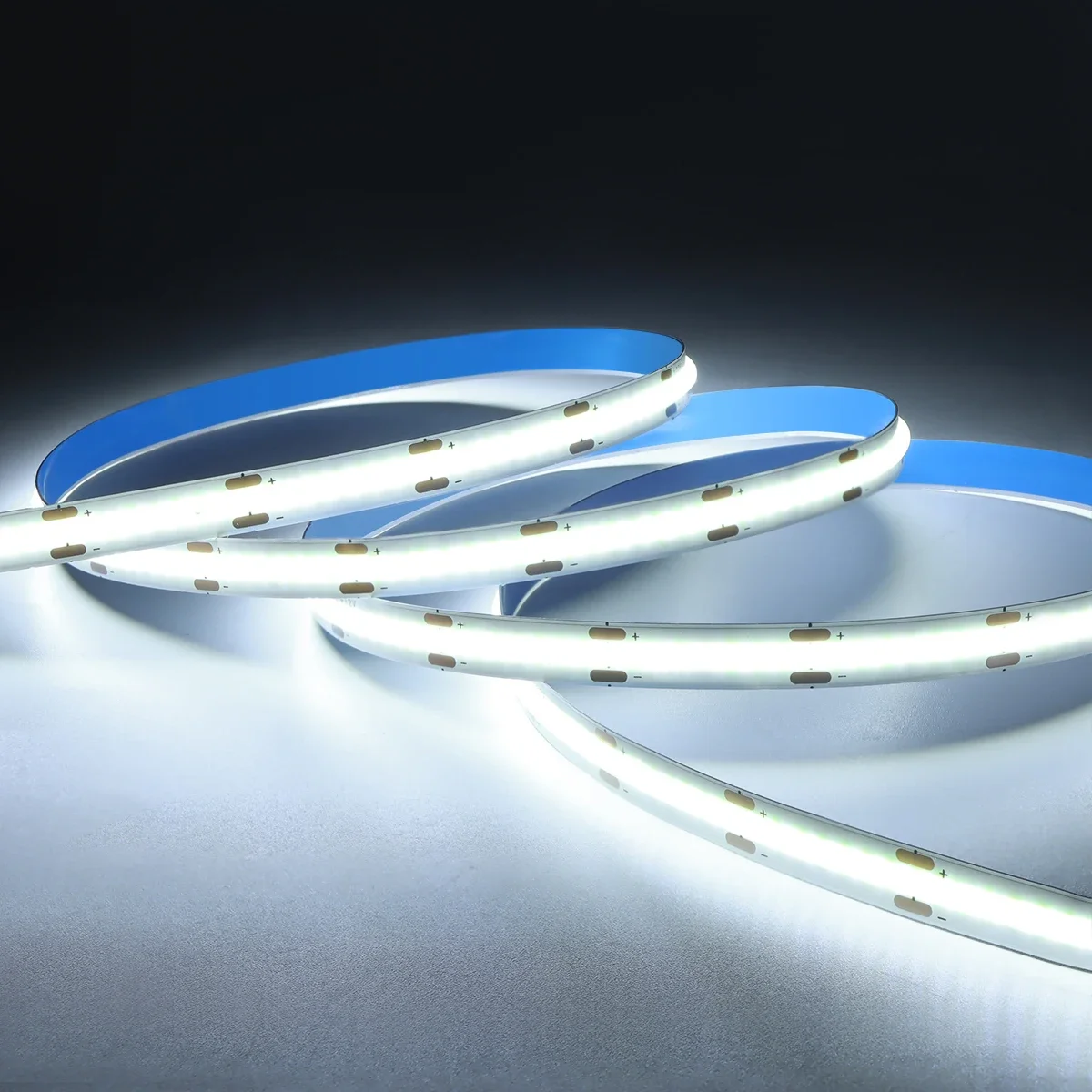 ตัวเลือกสินค้า COB LED Strip ปรับแสงได้ ควบคุมผ่านแอปพลิเคชัน