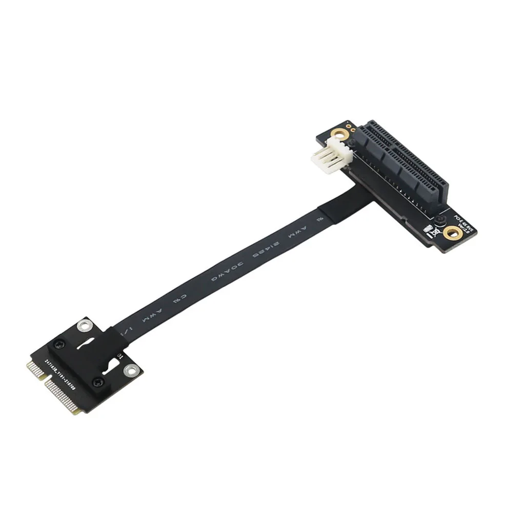 graus mini pcie para adaptador cabo riser mini pcie para pci express power para pcie testador extensor