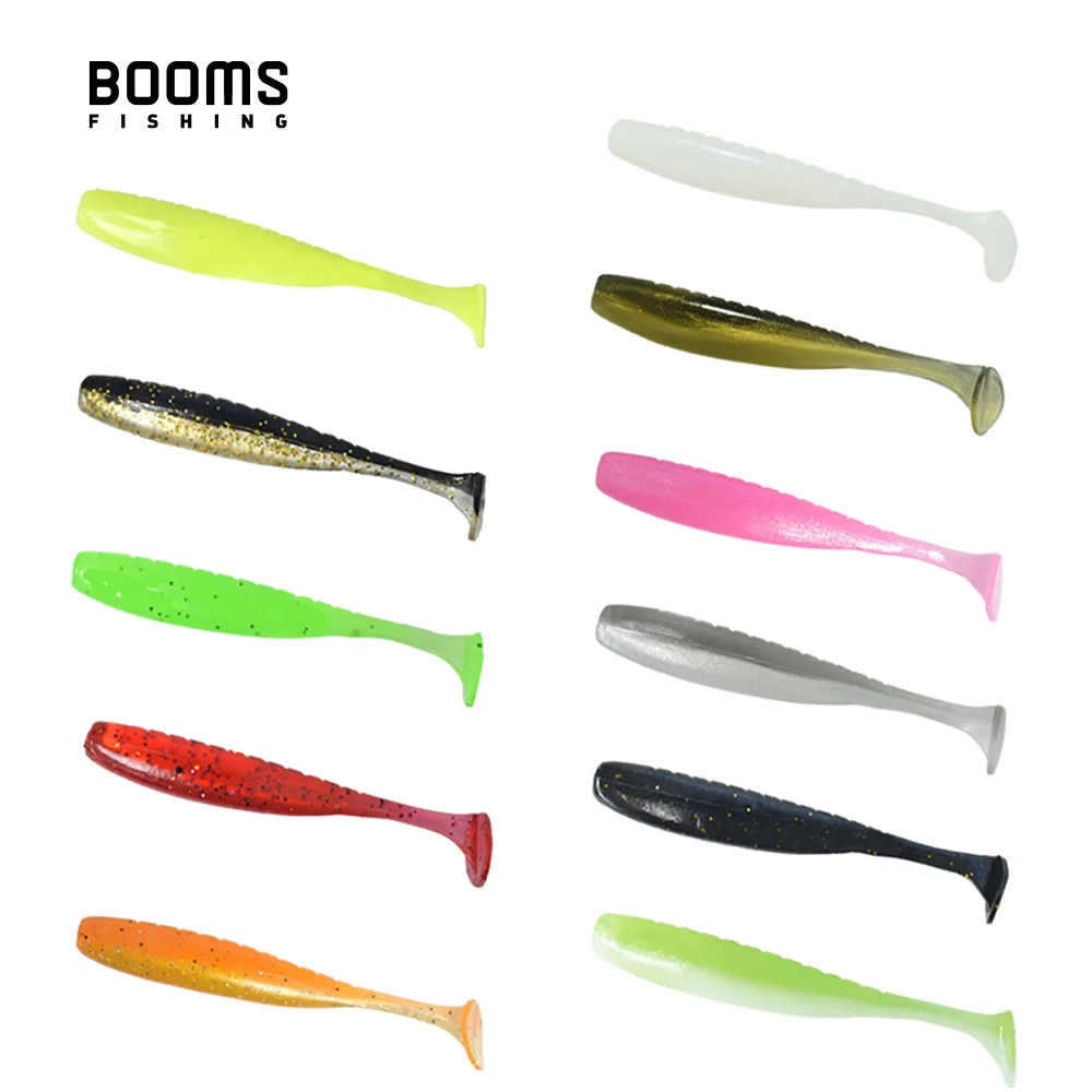 WALK FISH 10PCS/Lot Soft Lures Silicone Bait 90mm 70mm 55mm Jigging  Wobblers Fishing Lure T-tail Aritificial Pike Fishing Tackle