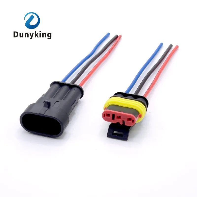 18 Gauge 3 Pin Way Car Waterproof Electrical Connector ... | Cuotas Sin Interés - Foto 10