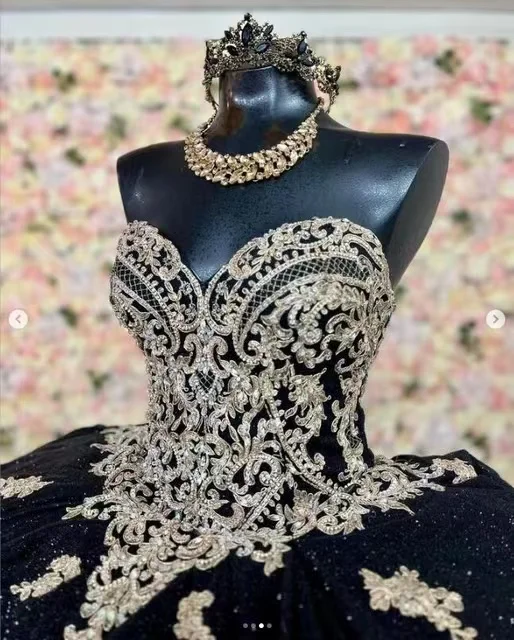Black Quince Dress with Gold: A Comprehensive Review and Guide for  Quinceanera Celebrations