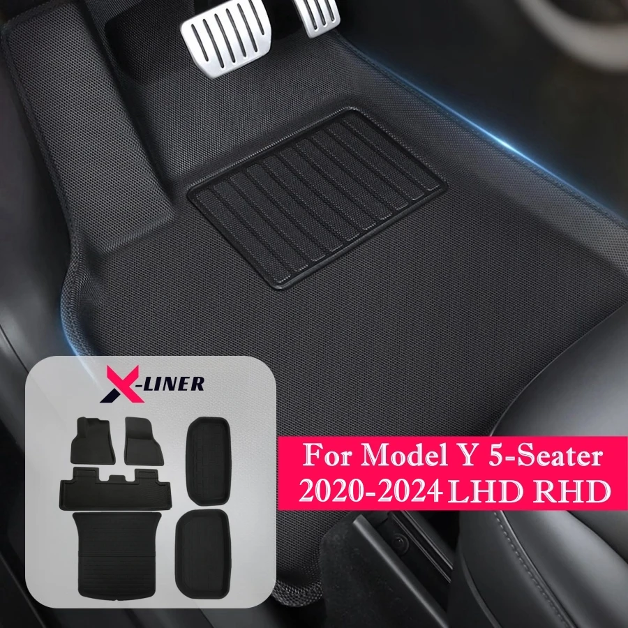 2020-2024 Tesla Model Y Floor Mats Full Set (5 Seater) - PRE-ORDER