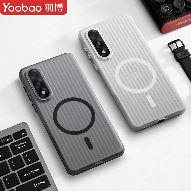 OnePlus Nord 5 Premium Magnetic Anti-Drop Case - Simple Ice Mist Design