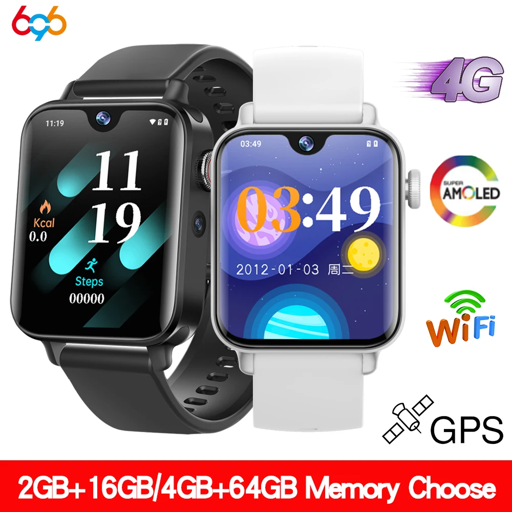 

2022 New 1.78" 4G Call Men Smart Watch GPS Wifi Camera Heartrate Body Temperature Waterproof Sport Women Video Chat Smartwatch