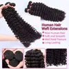 Luvin Burmese Curly Bundles Human Hair 30 34 Inch Deep Wave Raw Hair Bundles 100% Unprocessed Double Weft Hair Extensions Weave 2