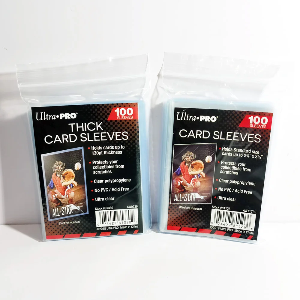 Ultra Pro Lot de 200 pochettes pour cartes Pokemon Magic Yugioh taille  standard Transparent - Cdiscount Jeux - Jouets