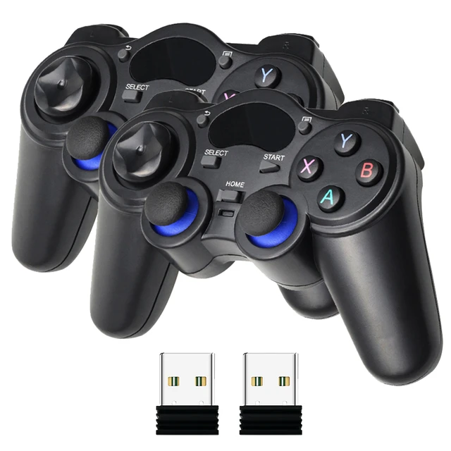 Mando de juego 2,4G Joystick inalámbrico Android con conversor OTG para  PS3/Smart Phone para Tablet PC Dispositivo de TV inteligente - AliExpress