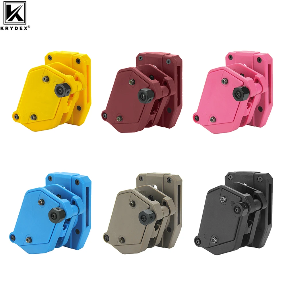 

KRYDEX IPSC USPSA IDPA 9mm .45 Competition Shooting Magazine Pouch Multi-Angle Speed Pistol Mag Holster Carrier Hunting Gear