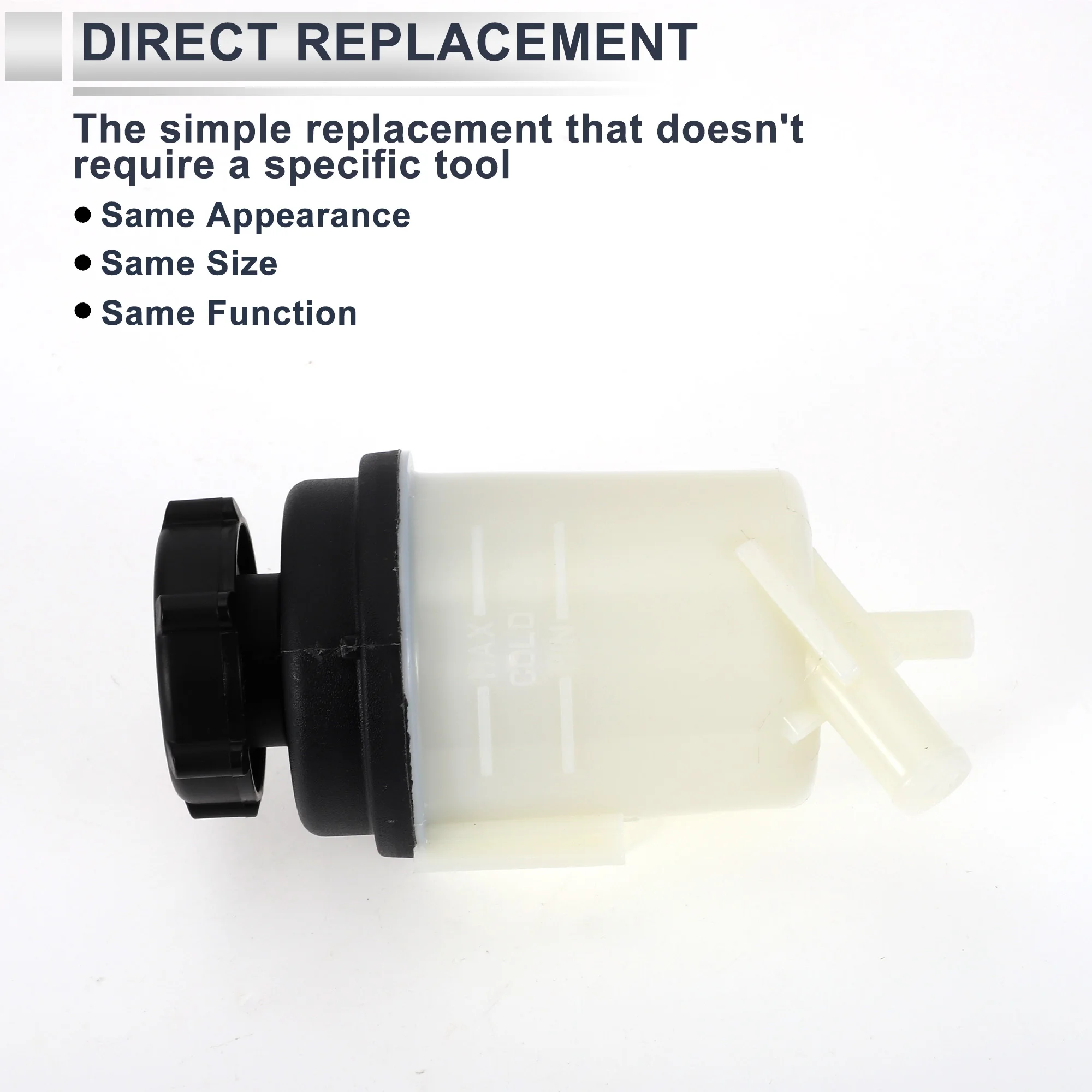 UXCELL Power Steering Reservoir for Ford S-Max 2006 Automotive Power Steering Tank