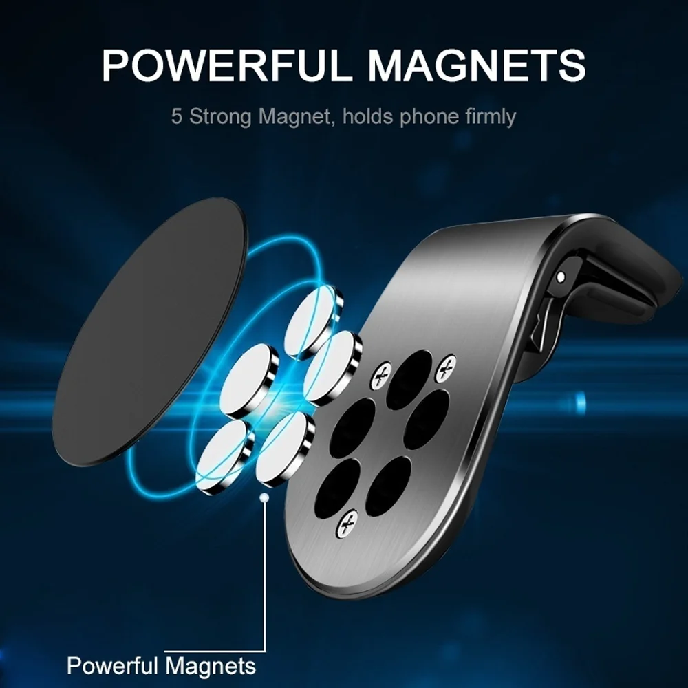 Magnetic Car Phone Holder Mini Air Vent Magnet Mount Mobile GPS Support Smartphone Stand For iPhone 11 Pro 8 7 6 Samsung
