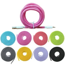 

Anti-break Spring Protection Rope 1.4m Color Phone Wire Cord Rope Protector For USB Charging Cable Earphone Data Bobbin Winder