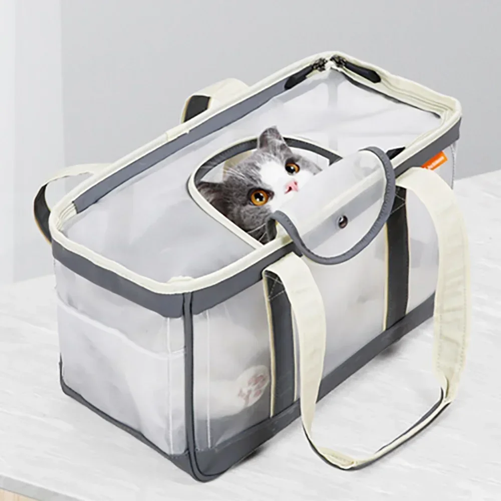 

Bags Puppy Foldable Dog Small Portable Kitten For Outdoor Bag Mesh Breathable Accessories Carrier Handbag Pet Items Cat Shoulder