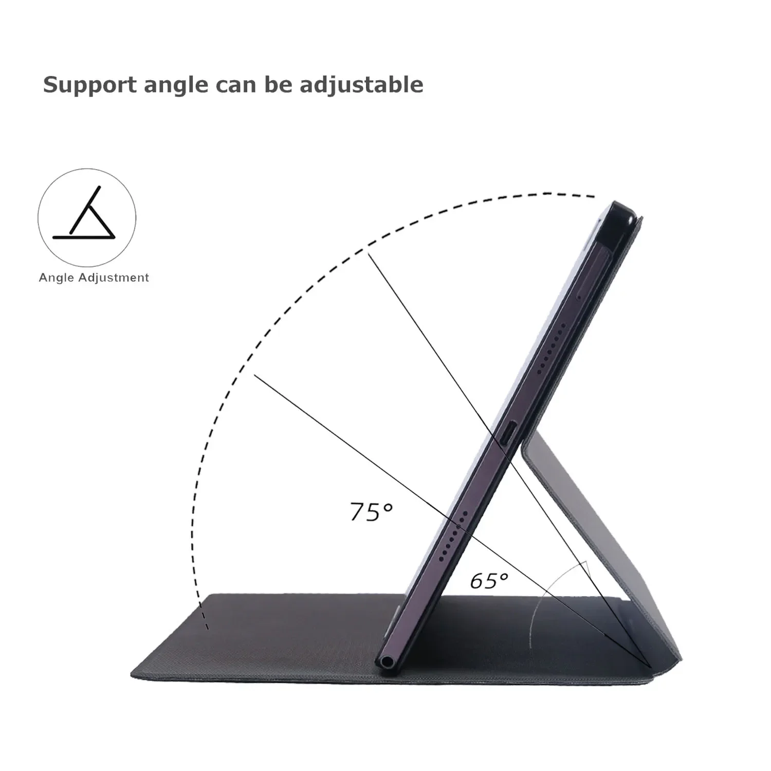 Premium 10.51'' Tablet Stand Case - PU Leather Protective Shell