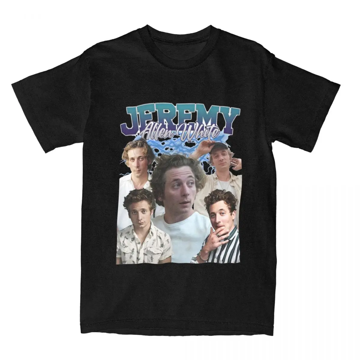 

Men Women's Jeremy Allen White Retro Style T Shirts Accessories 100% Cotton T-shirt Clothing Novelty Tees Summer