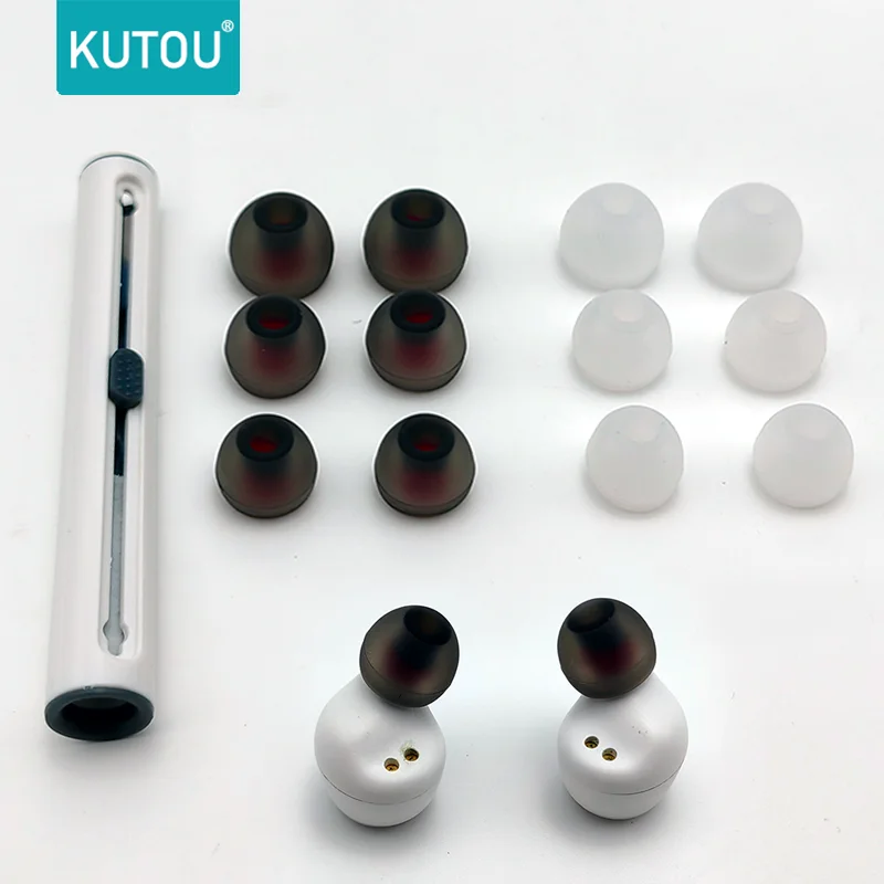 Kutou Auricolari In Silicone Tappi Per Le Orecchie Per Samsung Akg Audio-Technica Xiaomi Auricolari In-Ear Auricolari Auricolari Cover Accessori
