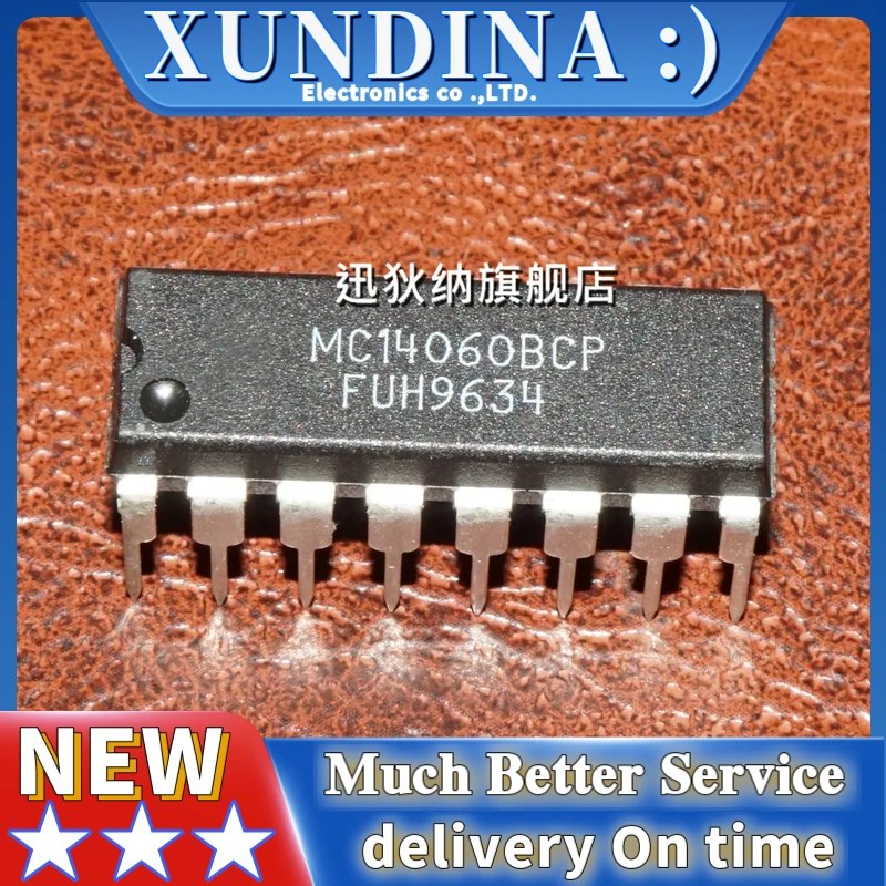 

10PCS/LOT MC14060BCP DIP16 new and original IC