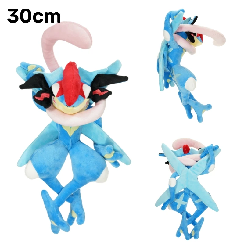 Plush Toy Peluche De Greninja Ash Pokemon Plush Standing Greninja
