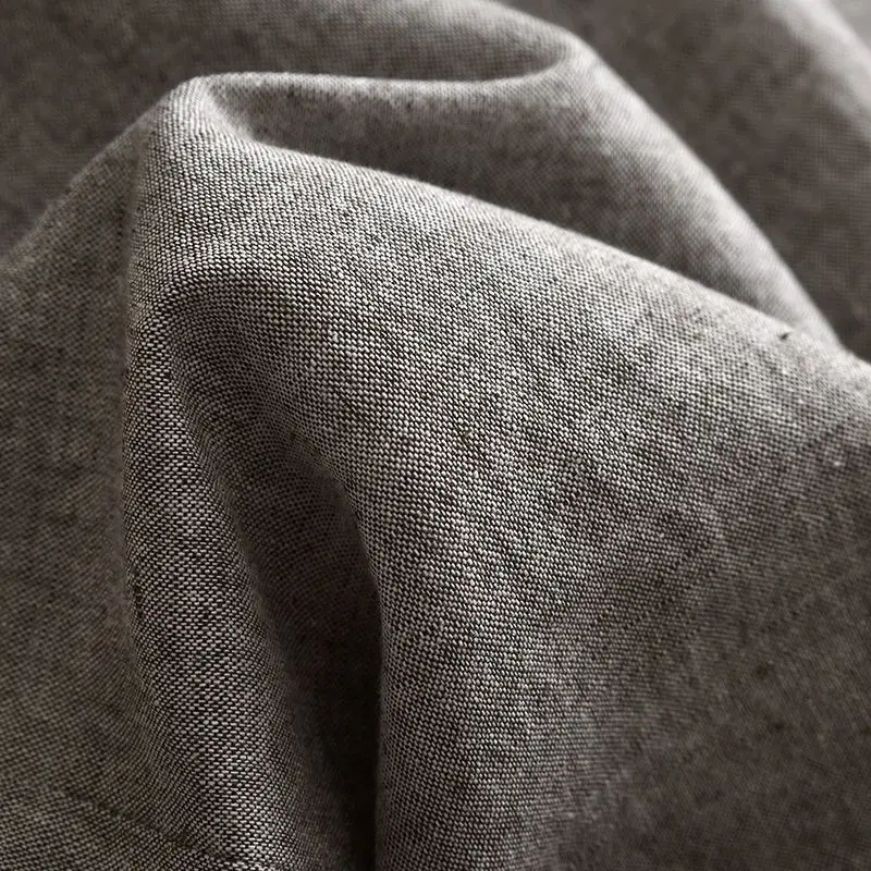 Pantalones holgados de pierna ancha para mujer, ropa básica informal de lino liso, elástica, de cintura alta, hasta el t