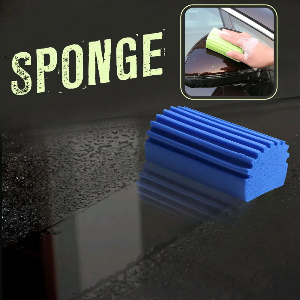 

1pc Cleaning Sponge Strong Water Absorption PVA Multifunctional Household and Car Cleaning Sponge Rubbing Universal Tool