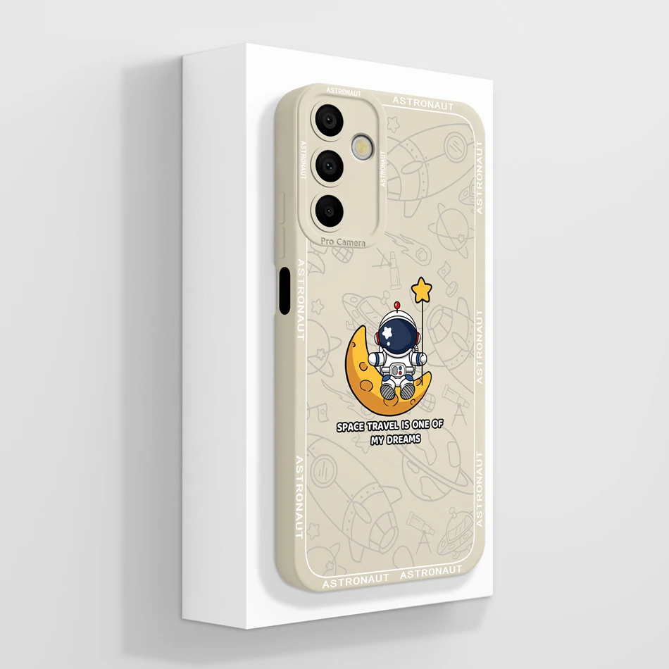 thumbnail image 1 of For Samsung Galaxy A15 Case Artistic Style Full Coverage Anti Choc Liquid Silicone Protector For Samsung A 15 4G 5G Back Cover, 1 of 5