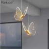 Butterfly LED Pendant Lights Ceiling Hanging Lamps Bedside Suspension Luminaire Living Room For Home Decoration Indoor Lighting 2