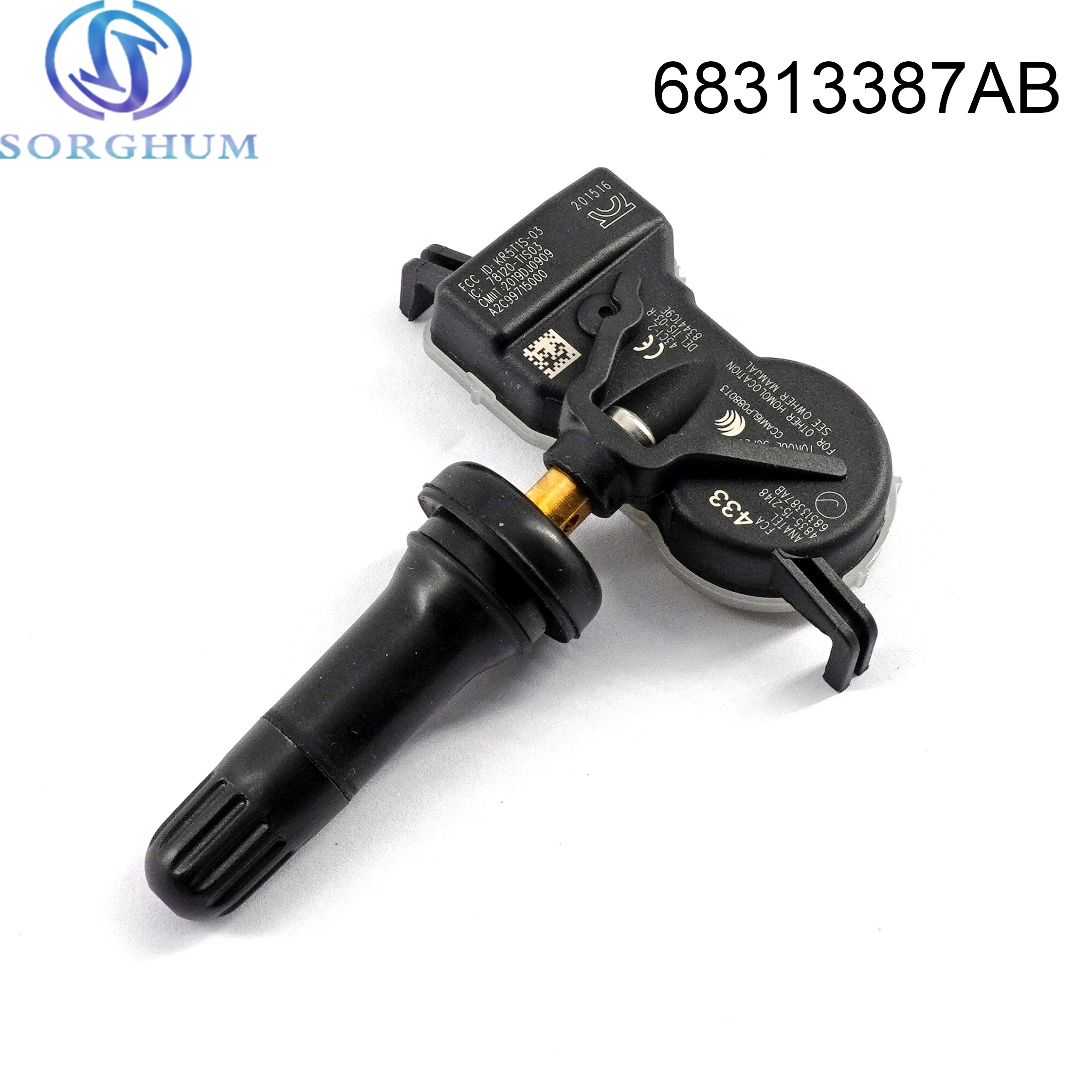 68313387ab Tpms Tire Pressure Sensor Monitoring System 433mhz For Jeep
