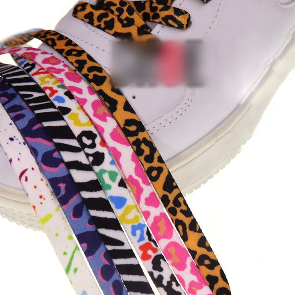 Leopard Laces Sneakers Laces Colors Sneakers Leopard Shoes Laces Shoelaces Sneakers