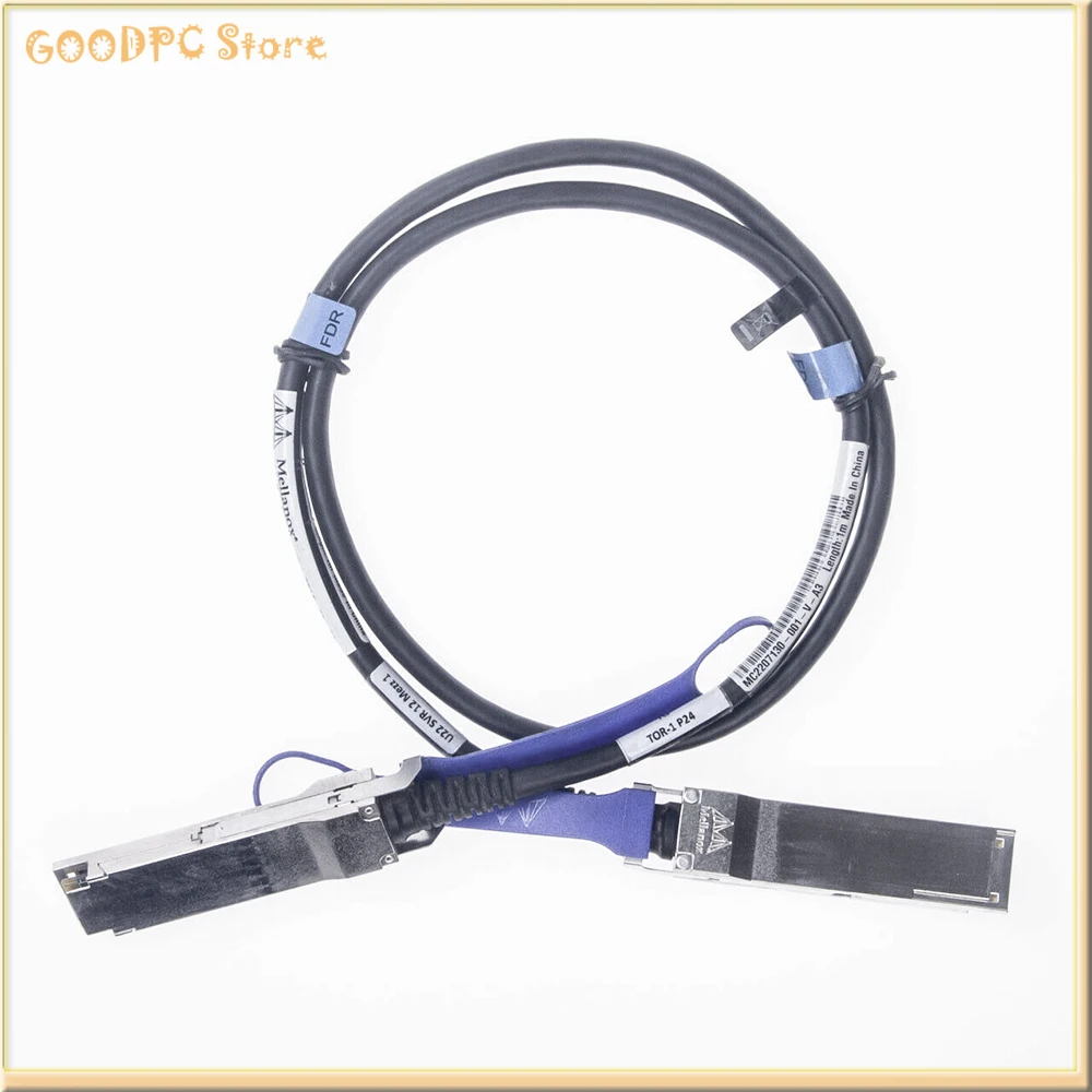Mellanox MC2207130 001 용 40G 56G 고속 케이블 MC2207130-001 QSFP + DAC 1M
