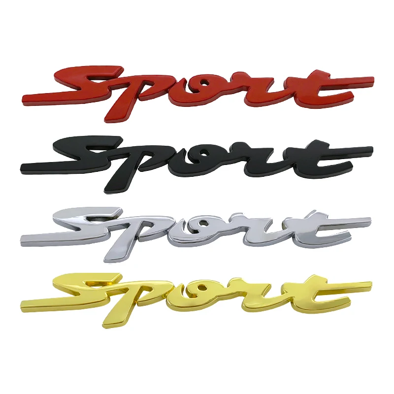 3d metall chrom schwarz rot sport logo buchstaben auto emblem abzeichen  aufkleber für suzuki swift zc31 zc32 zc33s sport aufkleber zubehör -  AliExpress