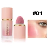 Handaiyan Matte Glitter Face Liquid Blusher Smooth Cheek Eye Mousse Blush Highlighter Stick Rouge Waterproof Contour Makeup 1