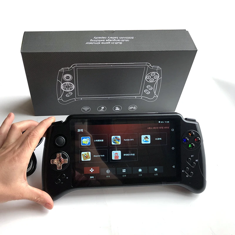 Powkiddy new product x17 Android handheld 7-inch large-screen handheld PSP game console DC/ONS/NGPMD arcade