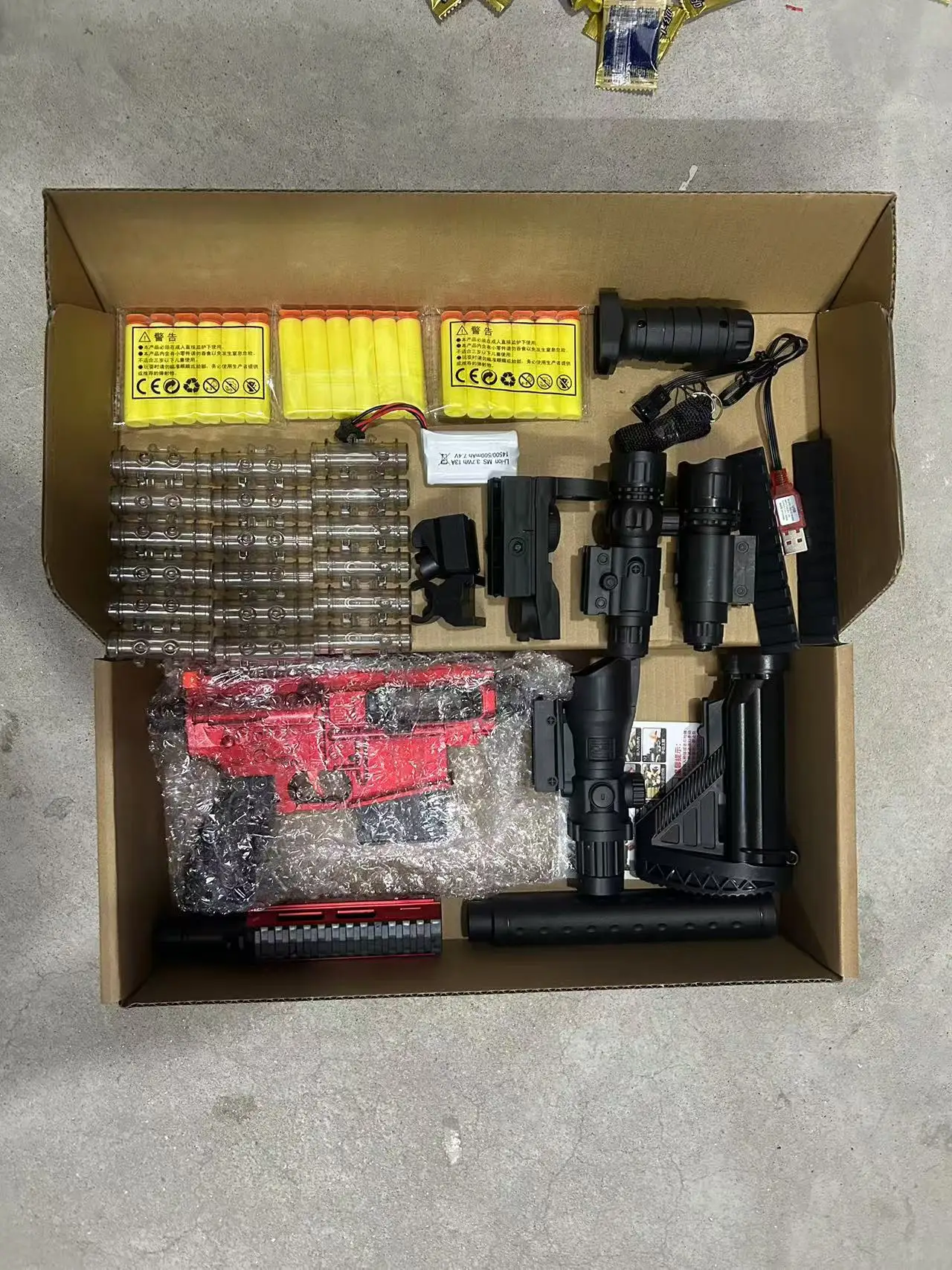 Toy Electric Burst Soft Bullet Gun M416 Kidsren's Toy Gun Boy Toy Hand-Automatic Dual Mode Version - Bullet Chain M416 5