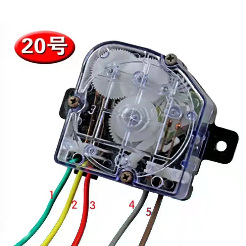5 Wire 90 Degree Switch Wash Timer Semi-Automatic Double-Cylinder Washing Machine Parts