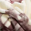 Ultra Soft Cozy Flowers Rose Throw Blanket Microfiber Heavy Fluffy Fleece Blanket for Home Bed Dormitory 4