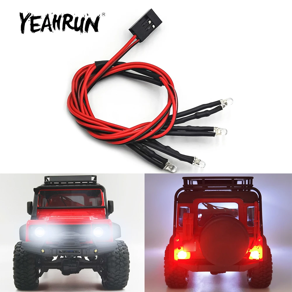 YEAHRUN Simulation Headlights & Taillights LED Lights Group for TRX4M