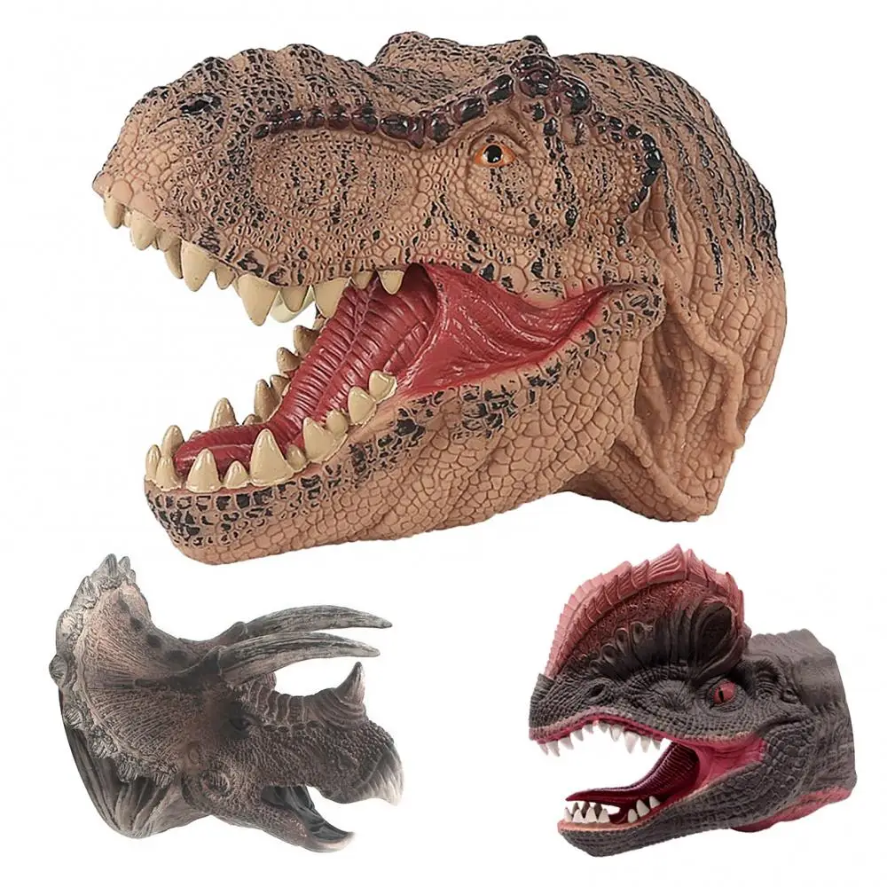 Dinossauro mão fantoche kit simulação mini dinossauros jurássico