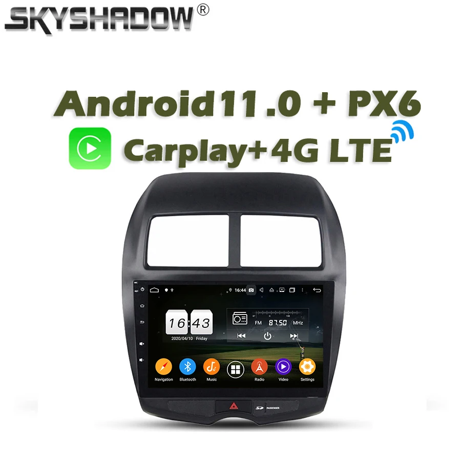 Автомобильный DVD-плеер Carplay Android 11 0 8 ГБ + 128 Гб DSP 10 2 дюйма GPS RDS радио Wi-Fi Bluetooth 5 для